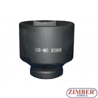 Impact Socket 1" Dr. 85mm 6 pt, ZT-01E6053  - SMANN TOOLS