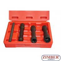 4-piece 1/2" Special Twist Socket Set, deep type -  ZIMBER