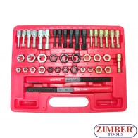 43pcs UNF UNC Metric Rethreader Kit. ZR-36UUMRK43  - ZIMBER TOOLS.