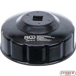 Oil Filter Wrench | 12-point | Ø 76 mm | for Fiat, Mercedes-Benz, Renault BGS technic.