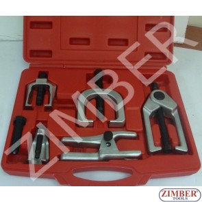 5pc Ball Joint and Tie Rod Service Tool Kit - ZIMBER TOOLS