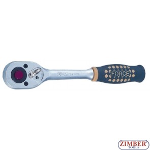 Reversible ratchet handle features a 24 teeth, 3/8" (80232) - FORCE