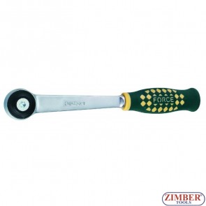Reversible ratchet handle features a 72 teeth, 270mm, 1/2" (80249) - FORCE