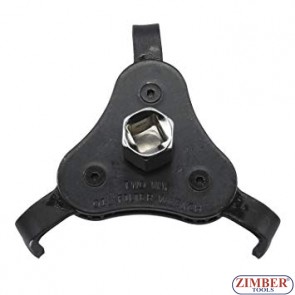 3-way Oil Filter Wrench (63-102mm) for 3/8" or 1/2" - ZR-17OFW2W - ZIMBER TOOLS.
