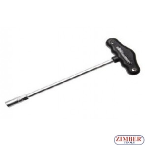 Socket - hex. T-handle key, 8 mm - ZIMBER