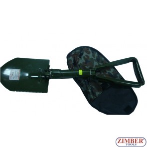 Military Type Folding Shovel with Pick for Camping