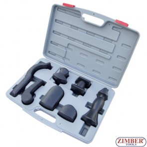7 pcs Rubber Dolly for Metal Forming Car Body Recovery / Repair, ZR-36DS07- ZIMBER TOOLS