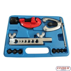 Double Flaring Tool & Pipe Cutting Set, ZR-22FTSD07 - ZIMBER TOOLS