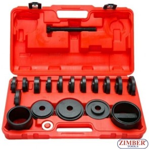 Front Wheel Drive Bearing Removal Adapter Puller Pulley Tool Kit  23pcs, ZT-04B1025 - SMANN TOOLS.