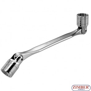 Hinged socket wrench 19-22mm - 7521922- FORCE