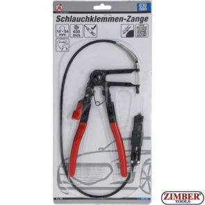 Hose Clamp Pliers | with Bowden cable | 630 mm - 467 - BGS technic.