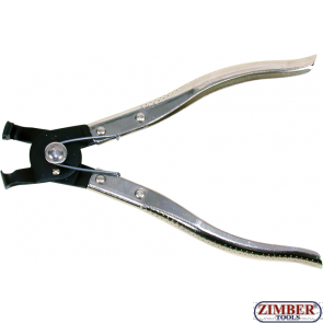 Spring Clamp Pliers | for (VAG) Fuel Lines | 180 mm, ZR-36HCP01 - ZIMBER - TOOLS.