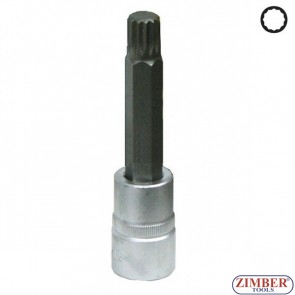 1/2" Spline socket bit (100mmL) M-10 mm, 34910010 - FORCE