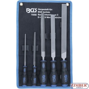 Machinist's File Set | 5 pcs. - 70098 - BGS-technic.