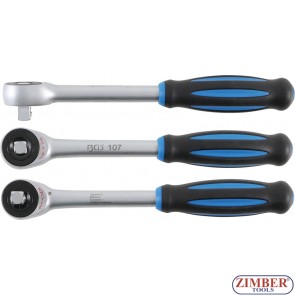 Reversible Ratchet with Spinner Handle | 12.5 mm (1/2") -107 - BGS technic.