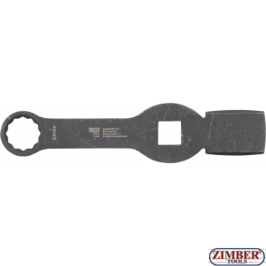 Slogging Ring Spanner 12-point with 2 Striking Faces 24 mm (ZB-35334) - BGS technic
