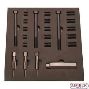 Thread Repair Kit for Glow Plugs M12 x 1.25 Diesel Engine Relay damage repair - ZT-01Z5187 - SMANN TOOLS