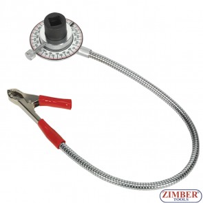 Torque angle meter with a clip- 1/2 - ZIMBER