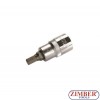 1/2" Hex socket bit 53mmL 7mm (ZB-4253) - BGS