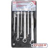 Double Ring Spanner Set with E-Type Ring Heads | offset | E6 - E24 | 6 pcs.2281- BGS technic