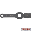 Slogging Ring Spanner E-Type (for Torx) with 2 Striking Faces E20 (ZB-35320) - BGS technic