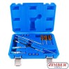 Universal Injector Seat Cleaning Set 14pcs Brush and injectors for mechanic tools -ZR-36DIBBS14 - ZIMBER TOOLS.