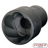 1/2"Dr. 19mm 50L Twist Socket,  ZR-41PTSS120401 - ZIMBER TOOLS