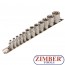 Socket Set, E-Type 6.3 mm 1/4" / 10mm 3/8" Drive | E4 - E20 | 12 pcs. (2038) - BGS technic 