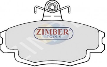 Накладки предни к-т - CITROEN ZX, PEUGEOT 205, 309, RENAULT 11