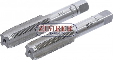 Tap Set | Starter & Plug Tap | M14 x 1.25 | 2 pcs. 1900-M14X1.25-B BGS technic.