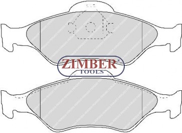 НАКЛАДКИ ПРЕДНИ K-T FORD FIESTA, KA - FERODO