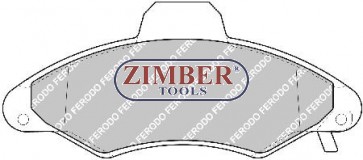 НАКЛАДКИ ПРЕДНИ С АКУСТИЧЕН ДАТЧИК K-T FORD ESCORT, ORION - FERODO