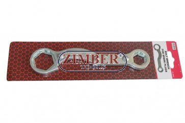 Four size bolt wrench 32mm, 27mm, 21mm, 17mm -ZR-36BW- ZIMBER TOOLS