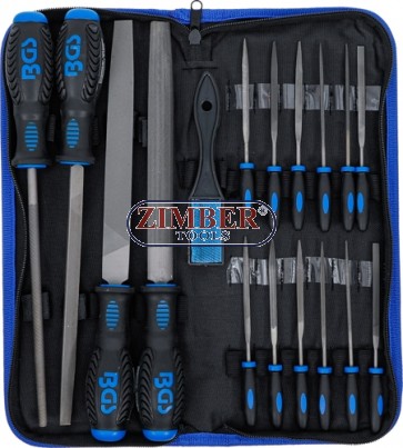 Machinist`s Files and Needle File Set | 17 pcs. - 72119 - BGS-technic.