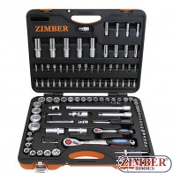 Εργαλειοθήκη σετ 108 τεμαχίων 1/4 - 1/2, ZR-01SS141210802-1 - ZIMBER TOOLS.