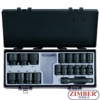 Σετ καρυδάκια 1/2" Cr-Mo, 19 τεμ - FORCE