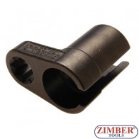 Oxygen Sensor Socket, 22 mm (7/8") x 50 mm, 1/2" drive - BGS