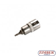 1/2" Bit Socket, T-STAR, not tamperproof, 53 mm long, T20 - BGS