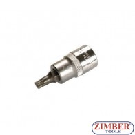 1/2" Bit Socket, T-STAR, not tamperproof, 53 mm lang, T30 - BGS