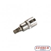 1/2" Bit Socket, T-STAR, not tamperproof, 53 mm long, T50 - BGS