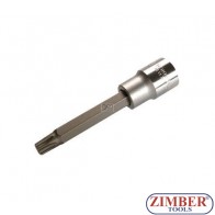 1/2" Bit Socket, T-STAR, not tamperproof, 100 mm long, T55 - BGS
