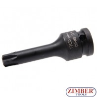 Impact Bit Socket, T-Star, T55, 1/2" - BGS