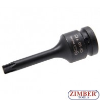 Impact Bit Socket, T-Star, T45, 1/2" - BGS