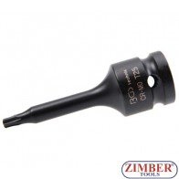 Impact Bit Socket, T-Star, T25, 1/2" - BGS