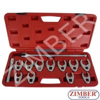 1/2"DR Crowfoot Wrench Set 13pc 20 TO 32mm - ZIMBER TOOLS