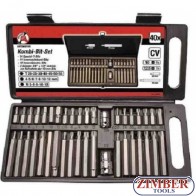 Συλλογή μύτες 10 mm torx - allen - spline, 40- τεμαχίων -  7073 - Bgs technic.