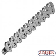 Γερμανικά κλειδιά σετ 3/8 τύπου Crowfoot | 10 - 19 mm | 10 pcs.- 1756 - BGS technic.