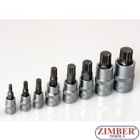 Καρυδάκια spline XZN  M4 - M16 1/2 σετ 8 τεμαχίων (5105) - BGS technic