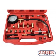 Πιεσόμετρο βενζίνης με 17 εξαρτήματα,ZT-04105A- SMANN TOOLS