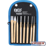 Κοπίδια & ζουμπάδες σετ 8 τεμαχίων- 1658- BGS. technic.